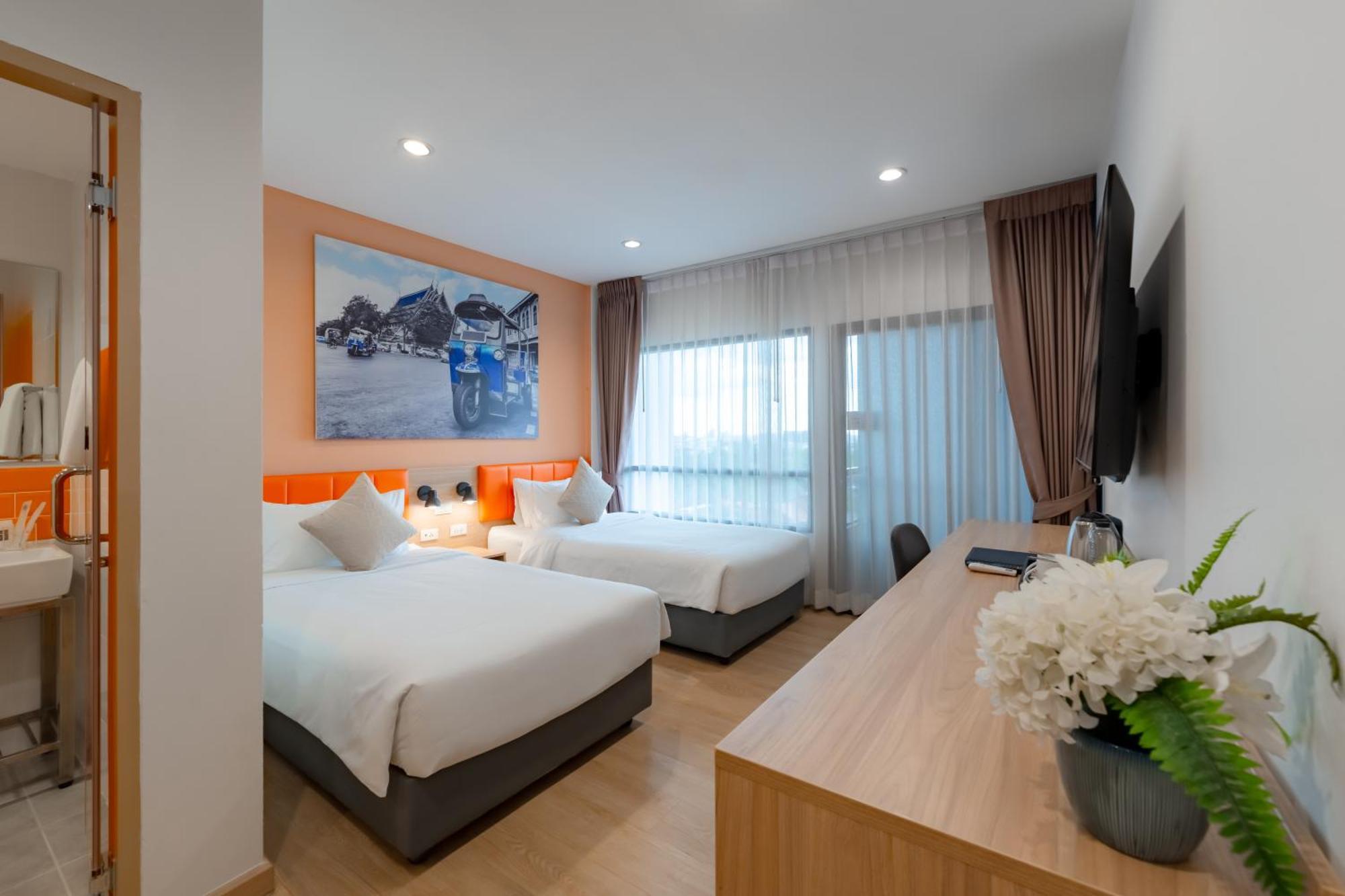 Moji Don Mueang Airport Hotel - Bangkok Buitenkant foto